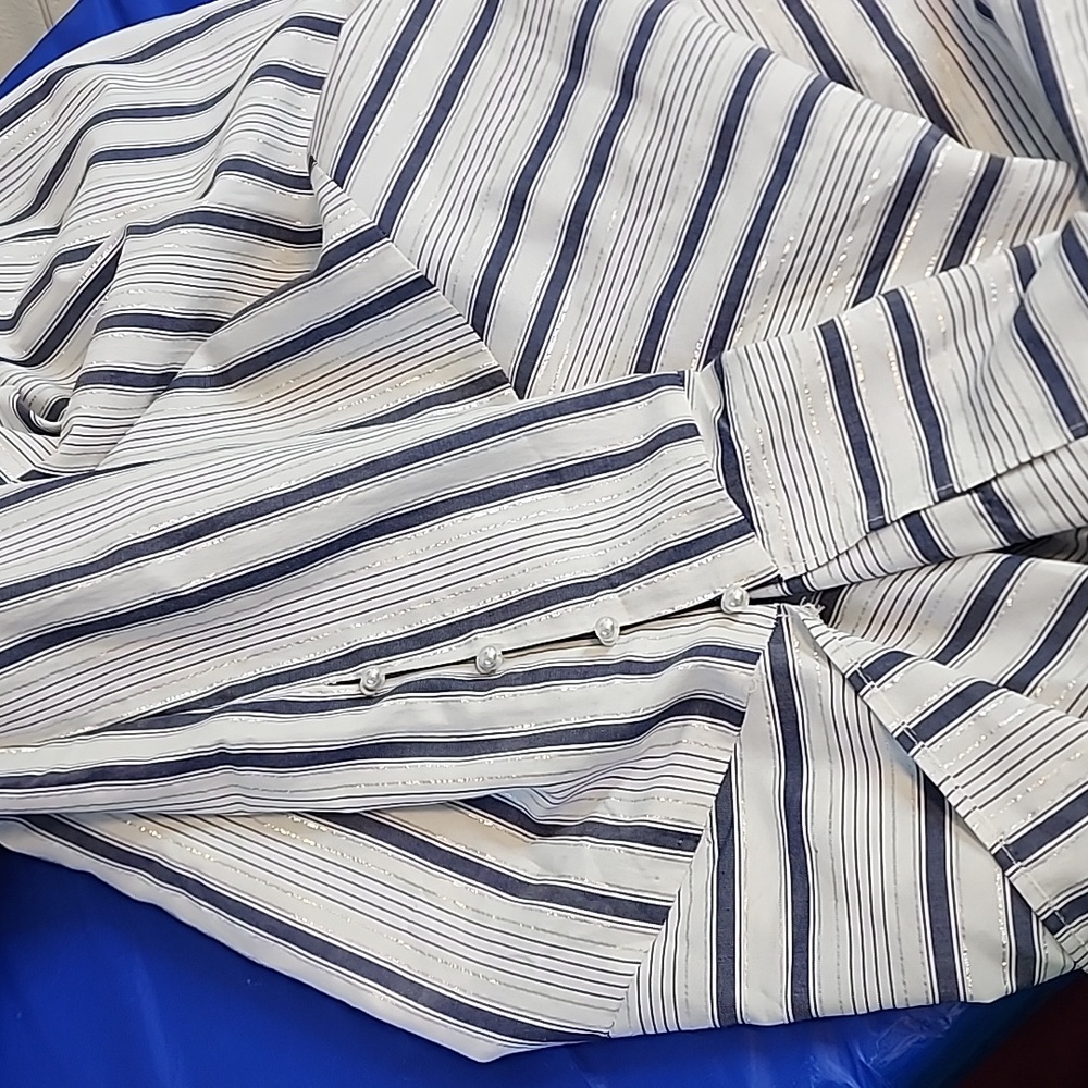 NWT Sam Edelman Striped Maxi Dress Sz L - Picture 12 of 12